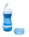 Bouteille avec Distributeur d'Eau et d'Aliments pour Animaux 2 en 1 Pettap InnovaGoods